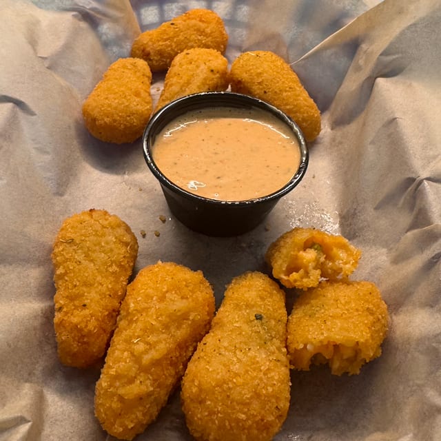 Japlapeno Crab and Shrimp Poppers.