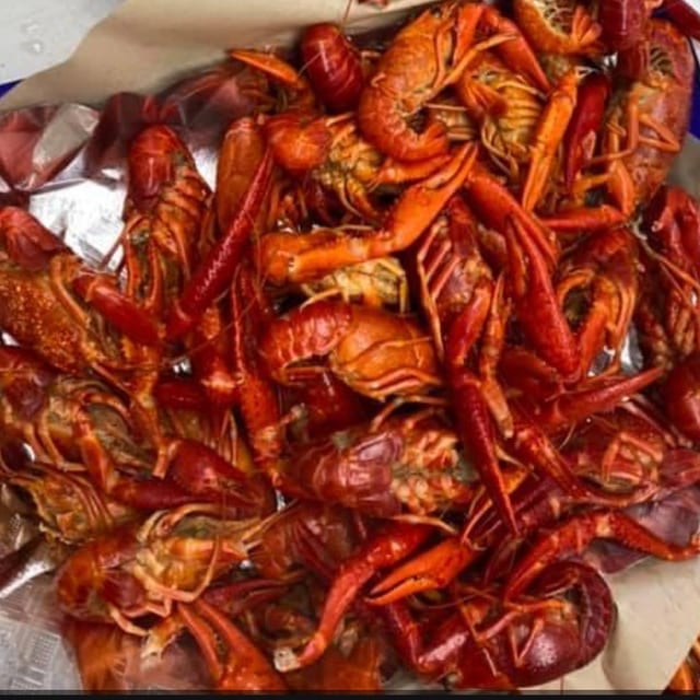 Crawfish by the pound.