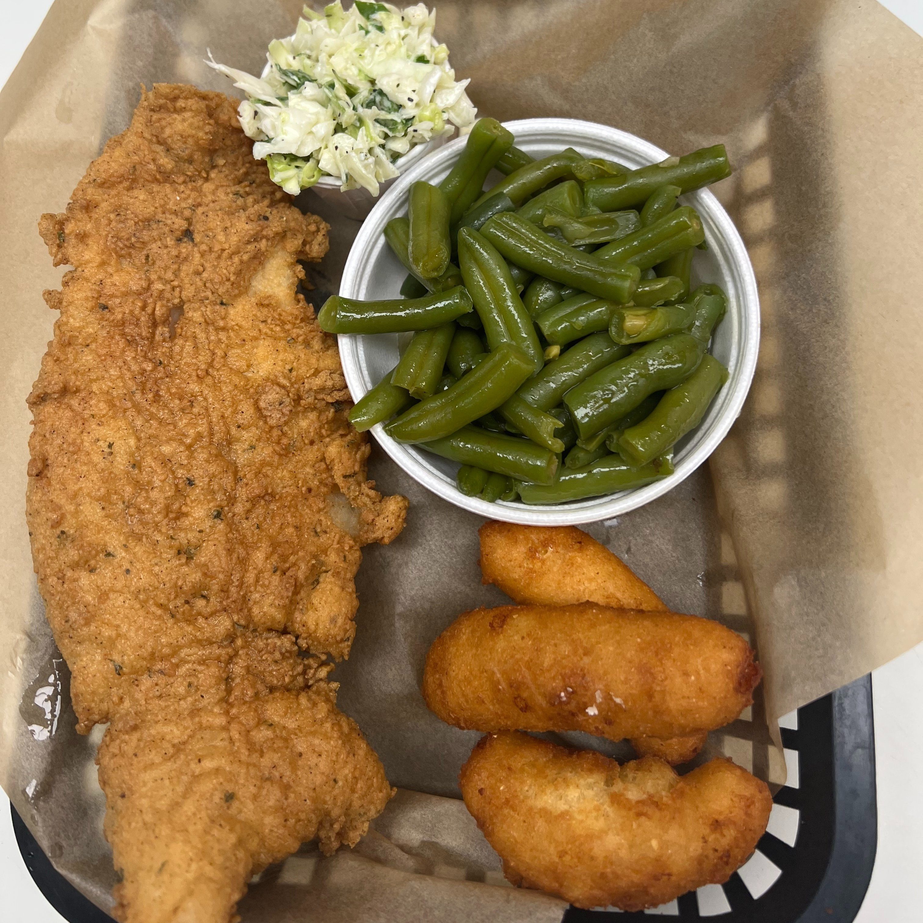 Catfish Plate Lunch.