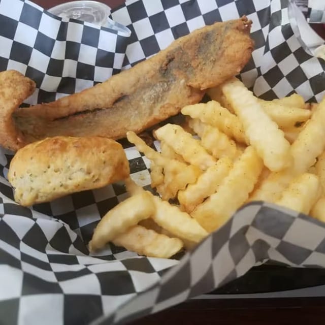 Trout Plate Lunch.