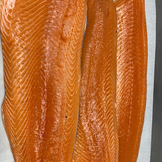 Salmon (6-8oz) by the pound.