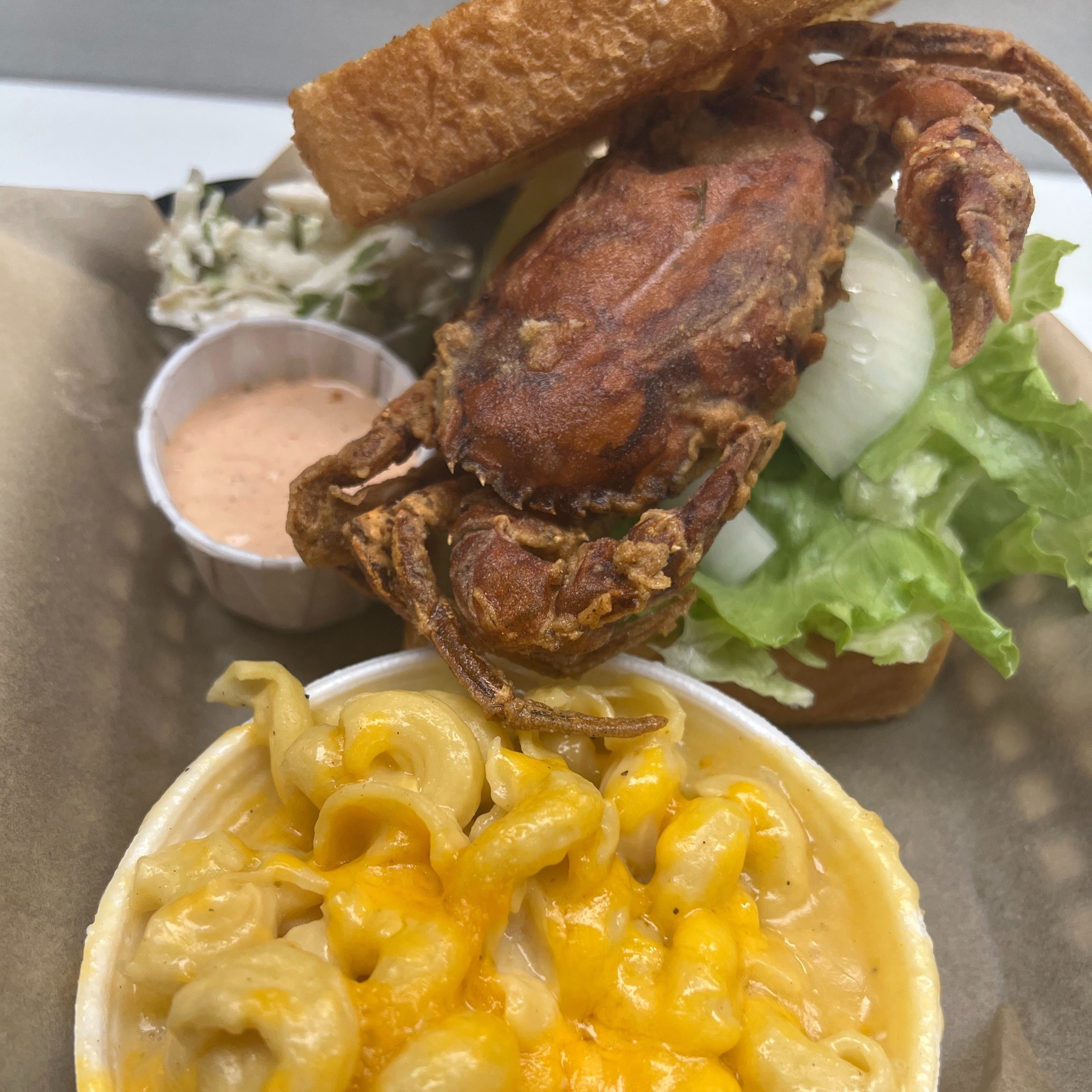 Soft Shell Sandwich.