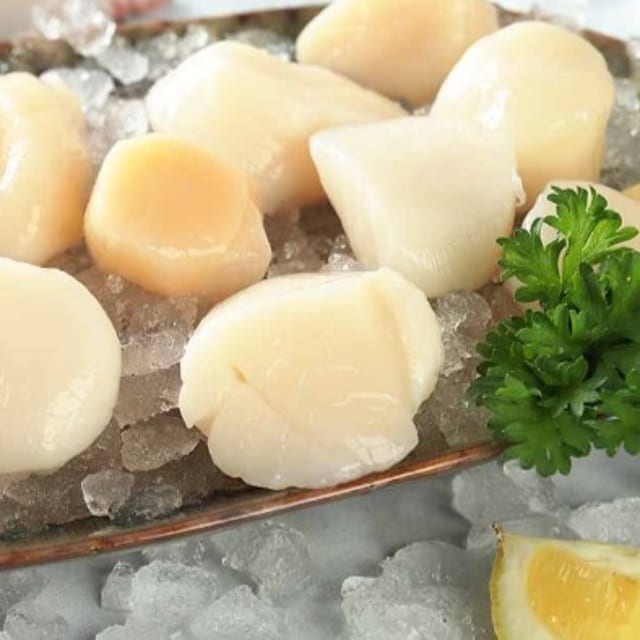 Scallops Large by the 1/2pound.