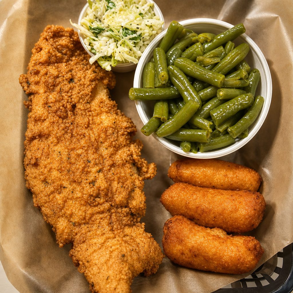 Catfish Plate Lunch.