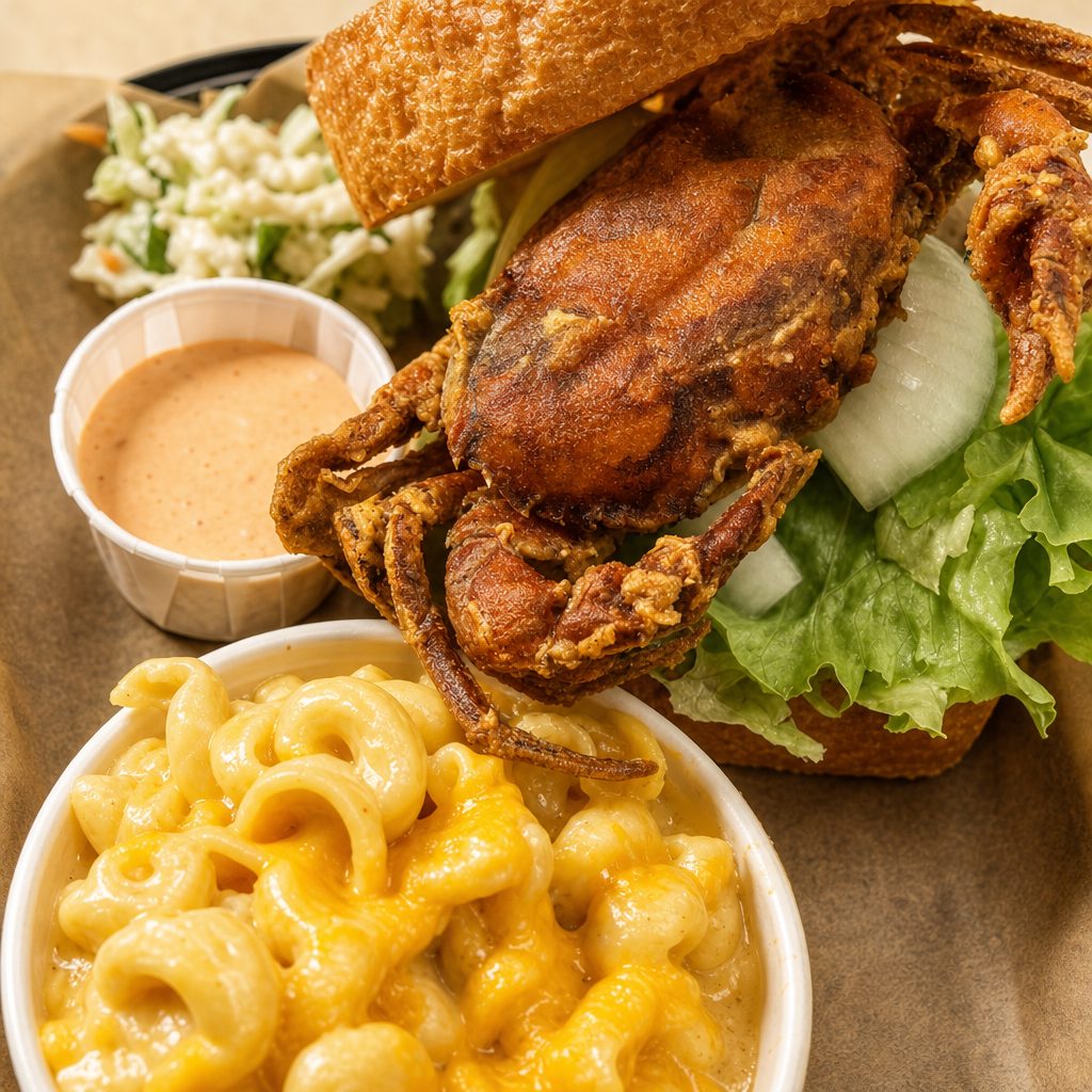 Soft Shell Sandwich.