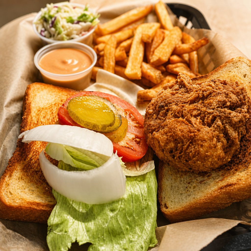 Crab Cake Sandwich.