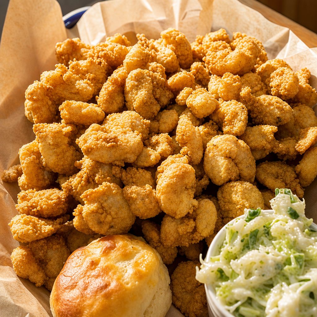Popcorn Shrimp.