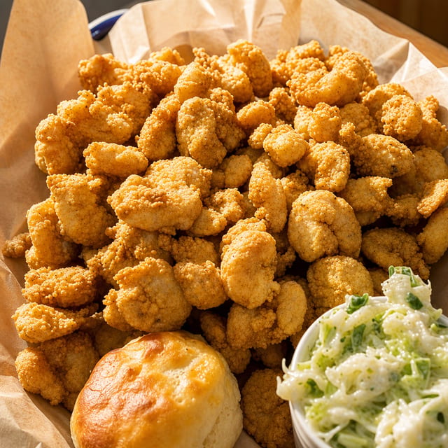 Popcorn Shrimp.