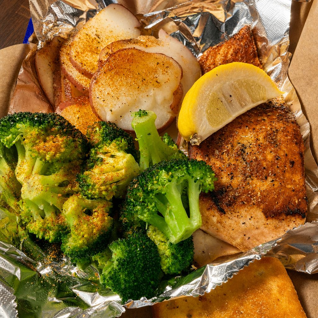 Lemon Peppered Salmon.