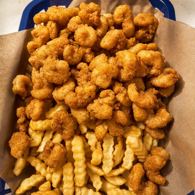 Popcorn Shrimp.
