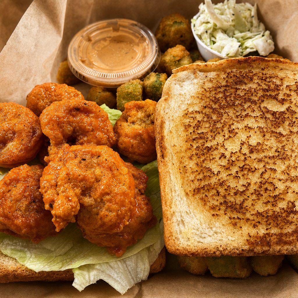 Shrimp Sandwich.