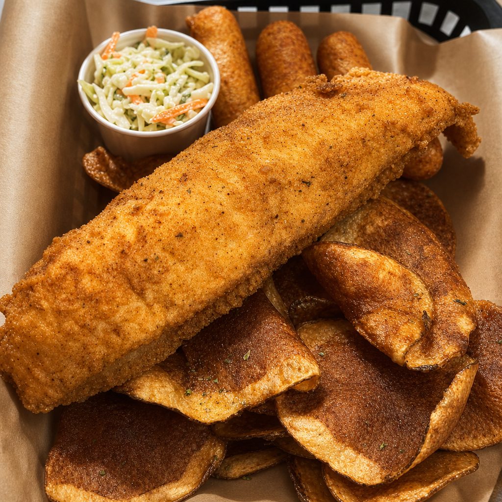 Whiting Plate Lunch.