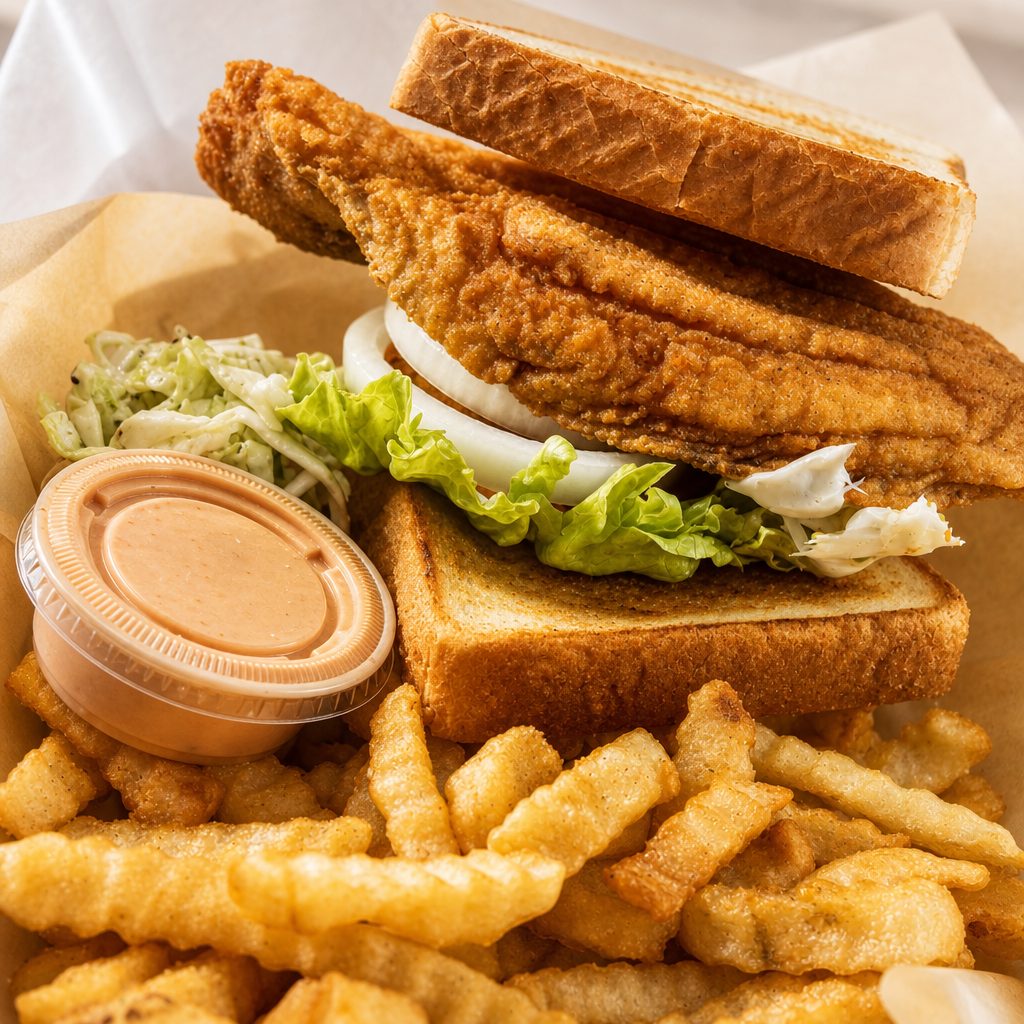 Catfish Sandwich.